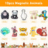Fridge Magnets for Toddlers 1-3, Large Size Educational Magnetic Toys for Kids, Cute Animal Refrigerator Magnets