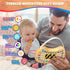 1-3 UdoUto Montessori Wooden Busy Board for Toddlers with LED Light Lights & Switches,Portable Activity Board for Car