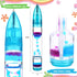 Liquid Timer Pen - Retractable Ballpoint with Colorful Bubbles & Droplets - Calming Fidget Writing Toy for Kids &