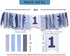 1st WAOUH Birthday High Chair Banner - First birthday party Decorations For Rag Tie Fabric GarlandPhoto Booth Props