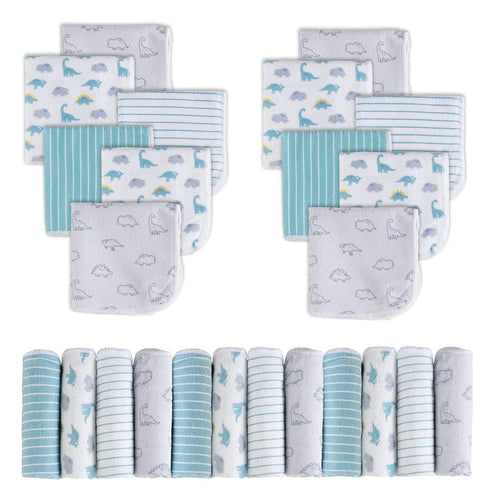Viviland Baby Washcloths, 24Pack Baby Wash Cloths for Newborn, Baby Towels and