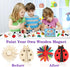 Worgree DIY Wooden Magnets, 36 pcs Art Craft Supplies Painting Kit for Kids Party Favors for Ages 4-12 Birthday Easter