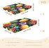 Bseiialft 52 28 Pineapples Hibiscus Palm Leaves Tropical Crib Sheets for Boys Girls Soft and Breathable Cotton Baby