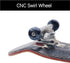 RACOFSB 34mm Pro Fingerboard Wooden Board Professional Finger Skateboard Trucks CNC Swirl Wheels (Dragon)