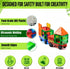 136 2 3-12, Set Magnet Tiles for Kids PCS with Cars Bases, STEM Magnetic Tiles for Toddlers, Educational Learning Toys