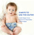 1 (7-17lbs) BISENKID Waterproof Cloth Diaper Cover Reusable Swim Diaper - Adjustable Outer Shell Over an Absorbent