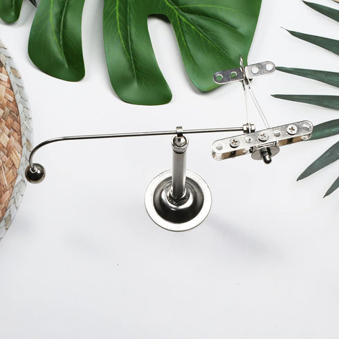 WJ066 Sunnytech Steel Balance Plane Physics Toy Kinetic Art Balance Toy Balancing Decompressive Science Home Office Toy