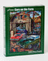 Vermont Christmas Company Cars on The Farm Jigsaw Puzzle - 1000 Piece Puzzle for Adults - Large Pieces, Fully Interlocking & Randomly Shaped Pieces - Jigsaw Puzzles for Adults 1000 Pieces (30" x 24")