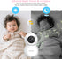 Baby Ganibs 6" 1000ft 2-Way 8 150 Big Screen Baby Monitor with Camera and Audio, Long Range No WiFi, Talk, Lullabies