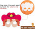Blulu 16 Piece Farm Forest Animal Mask for Petting Zoo Birthday Christmas Costumes Dress-up Party