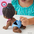 Baby Alive Lil Snacks Doll, Snack-Themed 8-Inch Baby Doll, Snack Box Mold, Toy for Kids 3+, Black Hair