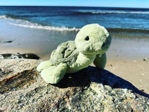 Weighted Plush Cute Turtle Stuffed Animals - 12" Soft Sea Turtle Plush Toy - Tortoise Plushies Pillow Gifts for Kids