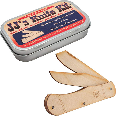Channel Craft JJ's Pocket Knife, Wood Craft Kit, Wooden Pocket Knife