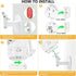wochel VM901/VM924/ VM928 Baby Monitor Wall Mount Compatible with VTech Video Baby Monitor, Adjustable Angle Baby