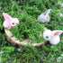 YGbridge 30 (30) Pcs Mini Plush Easter Bunny Animals, Miniature Stuffed Rabbit, Soft Tiny Stuffed Animals Easter