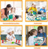 Bruvoalon 32Pcs Kids Play Kitchen Toys Set - Toddlers Pretend Cooking Playset with Pots, Pans, Utensils, Foods