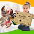 1 2 3 Montessori Busy Board for Toddlers, Wooden Sensory Toys, Preschool Learning Activities for Fine Motor Skills