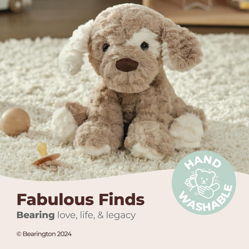 11" Bearington Pal Dog Stuffed Animal Plushies - Realistic Dog Plush Stuffed Animals with Floppy Ears and Expressive