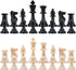Amerous Chess Pieces, Chessmen with 3.75” King Height, Figurine Chess Pawns for Chess Board Game - Pieces Only