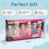 Liberty Imports Little Career Toddler Dolls with Dresses, Girls Imaginative Pretend Play Mini Small Dolls with Outfits