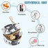 YETTASBIN Cow Print Portable Pacifier Holder Case with Metal Hook Buckle & Zipper for Diaper Bag and Stroller