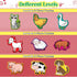 9 Packs Farm Animal Puzzles for Kids Aged 3+, Shaped Puzzles for Beginners, Educational Activity for Toddlers