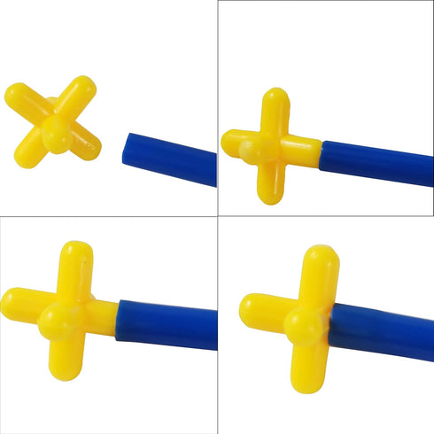 RAINBOW TOYFROG Building Straws and Connectors - 300 Pcs STEM Blocks Construction Toys for Boys & Girls