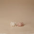Symmetrical 0-6 FRIGG Lucky SilkySoft Silicone Baby Pacifier | Made in Denmark | BPA-Free (Cream/Blush, Months)