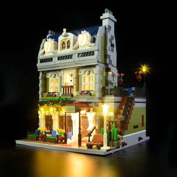 LIGHTAILING Light Set for Parisian Restaurant Building Blocks Model - LED Light Kit Compatible with Lego 10243