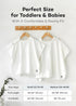 Konny Baby Hooded Towel Rayon from Bamboo Cotton Baby Bath Beach Towel Hooded Poncho, Oeko-TEX, Ultra Soft & Quick-Dry
