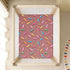 CZXW 52" 28" Sprinkles Colorful Crib Sheets Fitted x Natural Cotton Soft & Breathable for Baby Crib Mattress