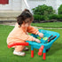 Kids Gardening Set with Wheelbarrow, Watering Can, Gloves, Pruner, Hand Rake, Double Hoe, Shovel, Apron, Outdoor Indoor