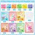 24 6 Valentines Day Cards for Kids School, Pcs Ice Cube Shaped Squeeze Balls with Cards, Stress Relief Fidget Toys