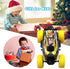 Pull Back Toy Trucks for Boys, Alloy Educational Monster Cars for Toddlers, Inertia Car Toy (Yellow)