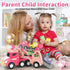 2 3 7-in-1 2-4 3-5, 2 3 usrela Toys for Year Old Girl Truck, Carrier Truck with Light & Music, Toddler Girl Toys Age