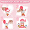 Set, Counter Playset, 3+ Ice Cream Toys Pretend Play Shop Store, Ice Cream with Light, Ice Cream Maker Cashier Toy