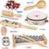 Set LOOIKOOS Toddler Musical Instruments International Natural Wooden Music for Toddlers and Kids - Eco Friendly