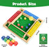 Pesnftr Game,2-4 Kids,8 Shut The Box Player Family Wooden Board Games,Family Math Games for Adults and Dices Classics