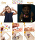 Wooden Match Memory Game for Kids, 24Pc Matching Cards with 5Pc Stickers, Educational Game for Pre-K Development