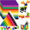 Jenaai 1000 Pieces Linking Cubes Counting Blocks, Colorful Math Manipulatives for Preschool Activities for Boys and
