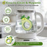 0-3-6-12 MISSLILI Teething Toy for Babies, Silicone Avocado Shape with Rattle Teether for Infants Months, Sensory Chew