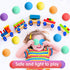 Gejoy 24 Pieces Soft Foam Balls, Lightweight Mini Balls for Safe Indoor Toys, Birthday Party Favors for Boys and Girls