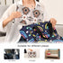 WELLDAY Western Aztec Geometric Baby Changing Pad - Waterproof Diaper Changing Pad with Built-in Pillow - Portable