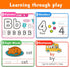 Preschool Learning Activities Number Letter Tracing Book, Pre Kindergarten Workbook for Kids, Montessori Educational