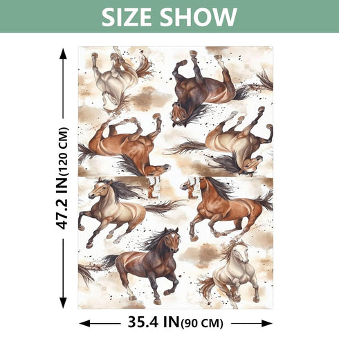 Dalzium Wild Western Horse Car Seat Cover Baby, Carseat Canopy Cover for Girl Boy, Breathable Baby Carrier Cover