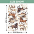 Dalzium Wild Western Horse Car Seat Cover Baby, Carseat Canopy Cover for Girl Boy, Breathable Baby Carrier Cover