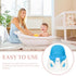 Toyvian Bath Seat with Suction Cups for Stable Sit-up Bathing Chair Non-Slip Bathtub Seat for Newborns and Boy Girl
