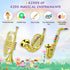 Treela Set of 3 Musical Instruments - Saxophone, Trumpet, and Horn for Beginners with Colorful Keys for Boys & Girls