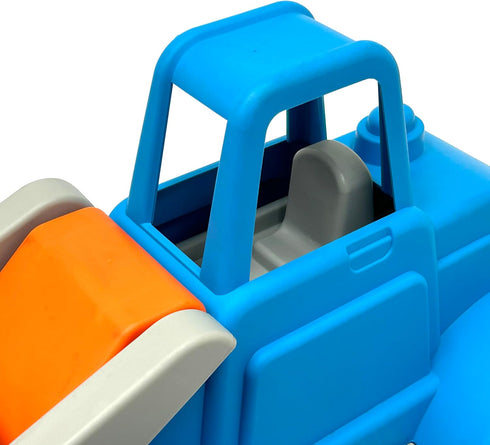 American Plastic Toys Kids’ Gigantic Loader Truck, Made in USA, Tilting Dump Bucket, Knobby Wheels, Ages 2+