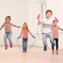 Elcoho 15 Pack Colorful Kids Jump Rope Set, Adjustable Plastic Skipping Ropes, Great Outdoor Party Favor